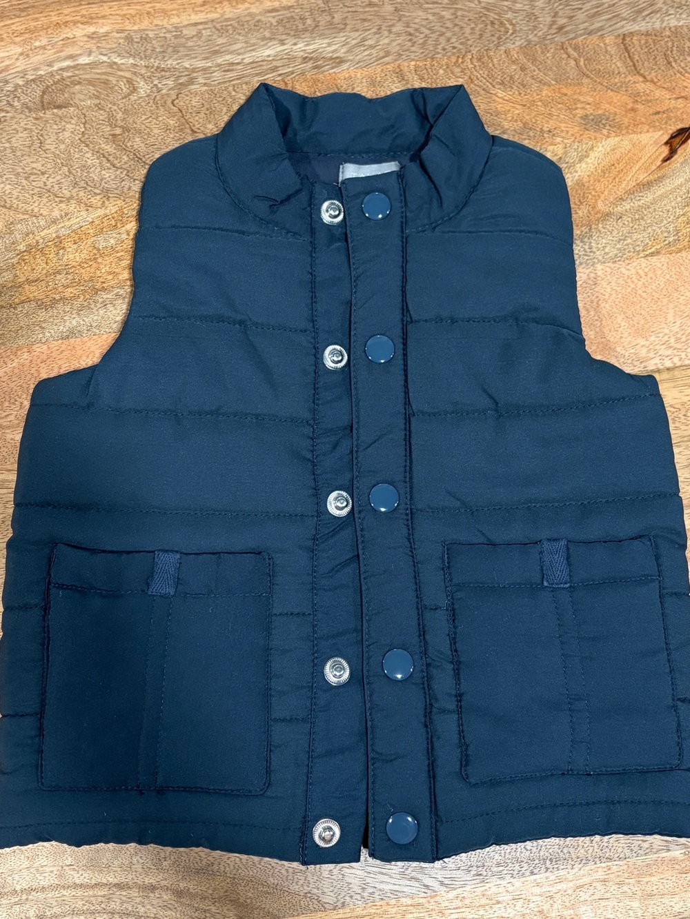 Tahari Kids Navy Quilted Puffer Vest